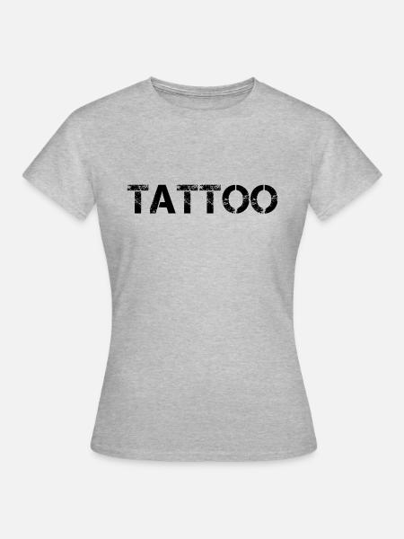 tattoo - Frauen T-Shirt - Grau meliert