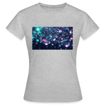Bulles - T-shirt Femme - gris chiné - Devant - AI Model Female 172 dark (172cm)
