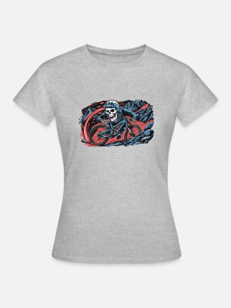 Grave Digger Trails - Frauen T-Shirt - Grau meliert