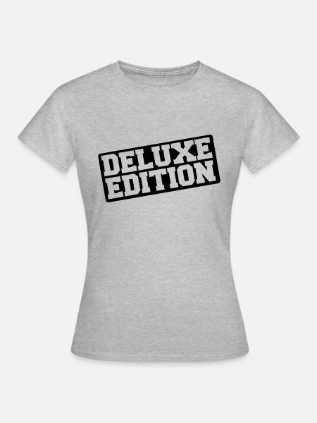 Deluxe Edition - Frauen T-Shirt - Grau meliert