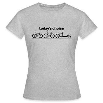 todays choice - Frauen T-Shirt - Grau meliert - Vorne - AI Model Female 172 dark (172cm)