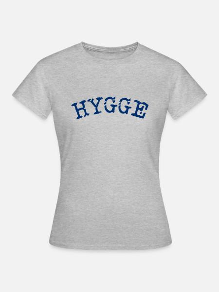 Hygge Scandinavian Lifestyle - Frauen T-Shirt - Grau meliert