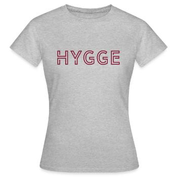 Hygge Scandinavian Lifestyle - Women's T-Shirt - heather grey - Front - AI Model Female 172 dark (172cm)