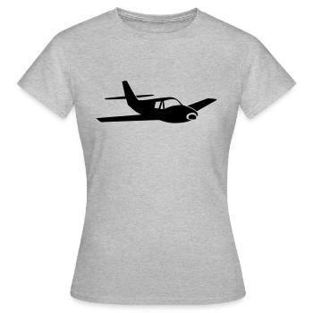 Airplane Airplane - Women's T-Shirt - heather grey - Front - AI Model Female 172 dark (172cm)
