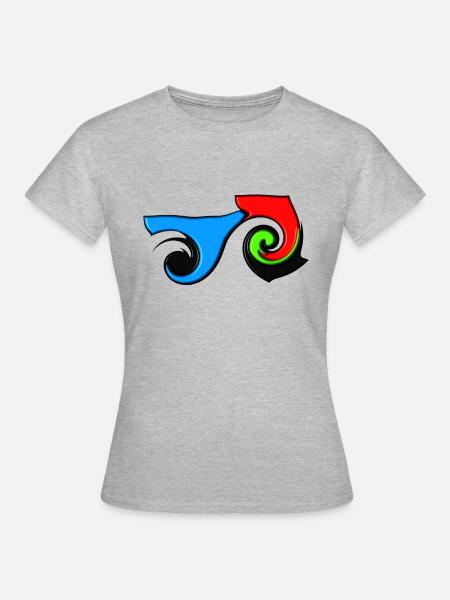 6235236 - Frauen T-Shirt - Grau meliert