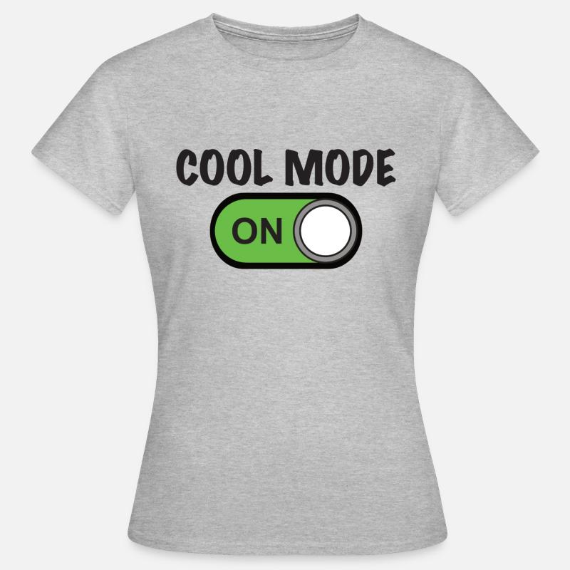 COOL MODE ON - Women's T-Shirt - heather grey