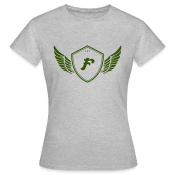 Armoiries n— - T-shirt Femme - gris chiné - Devant - AI Model Female 172 dark (172cm)