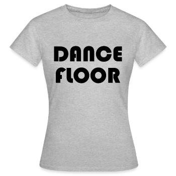 Dancing Dance Music - Women's T-Shirt - heather grey - Front - AI Model Female 172 dark (172cm)