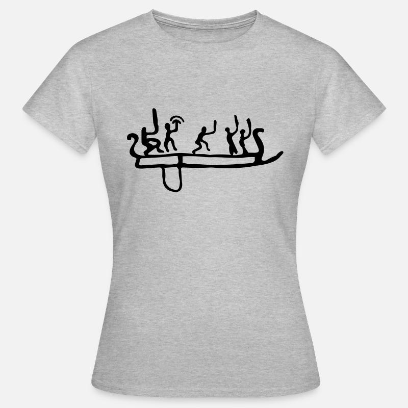 Wikinger - Frauen T-Shirt - Grau meliert