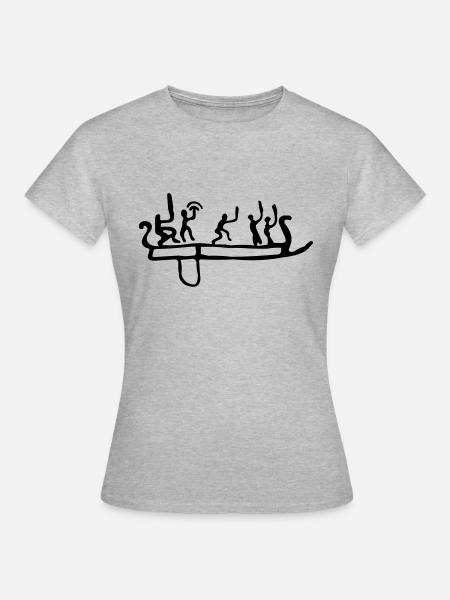 Viking Norge - Frauen T-Shirt - Grau meliert