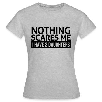 daughters - Women's T-Shirt - heather grey - Front - AI Model Female 172 dark (172cm)