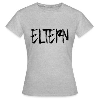 Eltern - Frauen T-Shirt - Grau meliert - Vorne - AI Model Female 172 dark (172cm)