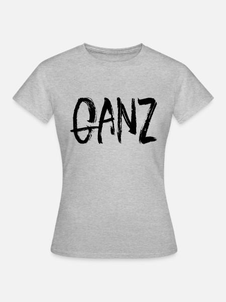 Ganz - Frauen T-Shirt - Grau meliert