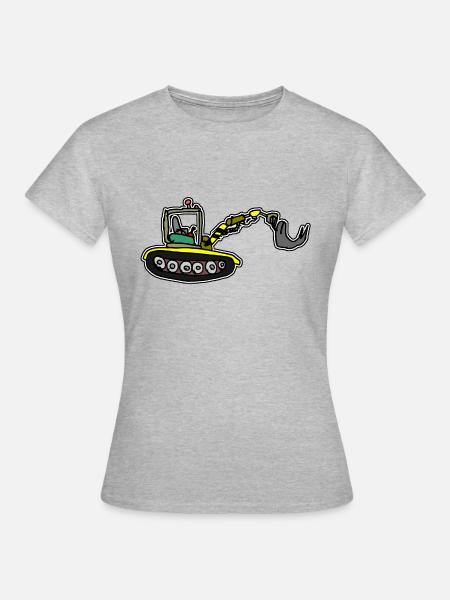 Digger, Axel Stadt - Frauen T-Shirt - Grau meliert