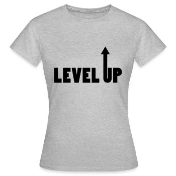 Niveau d'anniversaire supérieur - T-shirt Femme - gris chiné - Devant - AI Model Female 172 dark (172cm)