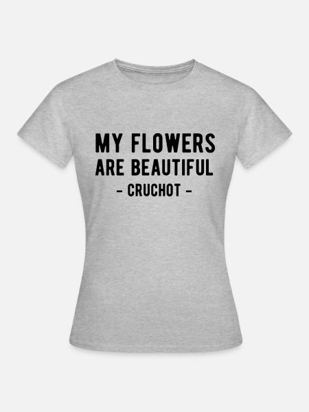 Louis de Funès Cruchot Gendarm - Frauen T-Shirt - Grau meliert