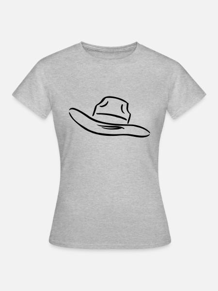 hut ... von wicki_de - Frauen T-Shirt - Grau meliert