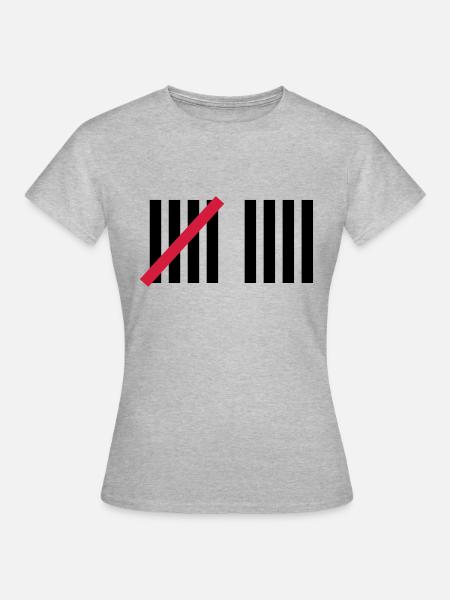 9 . Geburtstag - Frauen T-Shirt - Grau meliert