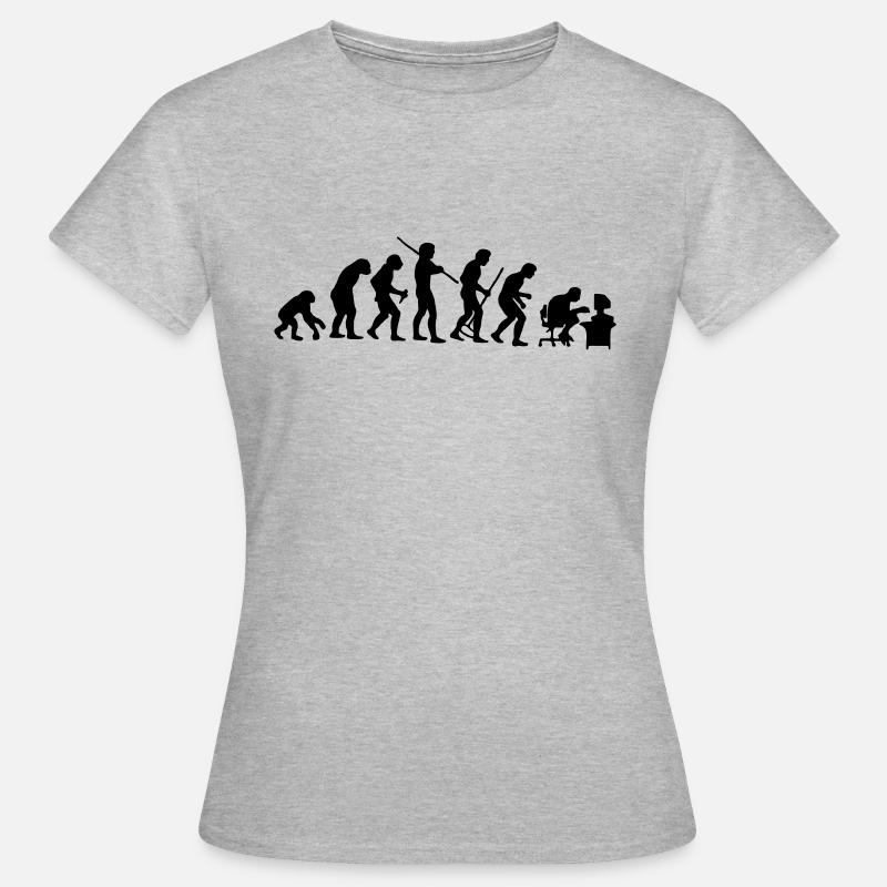 Evolution - T-shirt Femme - gris chiné