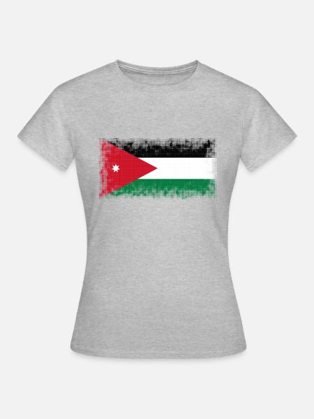 Jordanien - Frauen T-Shirt - Grau meliert