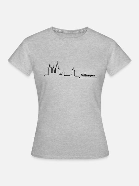 villingen skyline - Women's T-Shirt - heather grey
