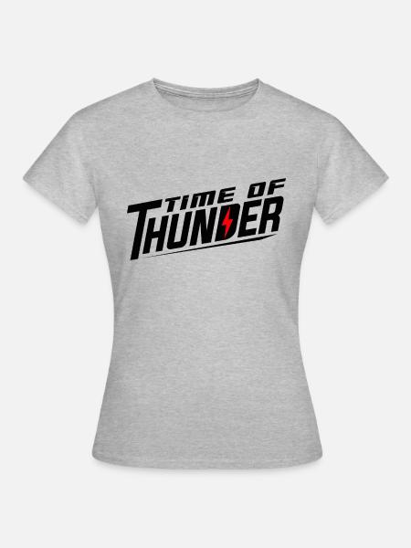 FLASH VARIATIONEN - Frauen T-Shirt - Grau meliert