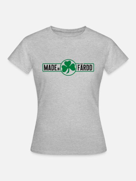 MADE IN FÄRDD - Frauen T-Shirt - Grau meliert