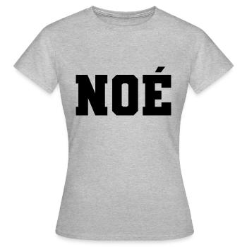 Name - Noé - Women's T-Shirt - heather grey - Front - AI Model Female 172 dark (172cm)
