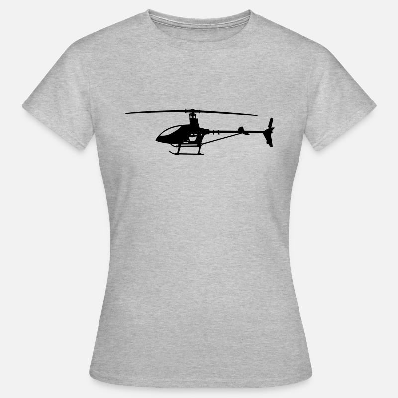 Helicopter - Women's T-Shirt - heather grey