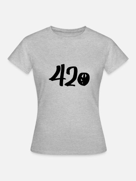 420 - Frauen T-Shirt - Grau meliert