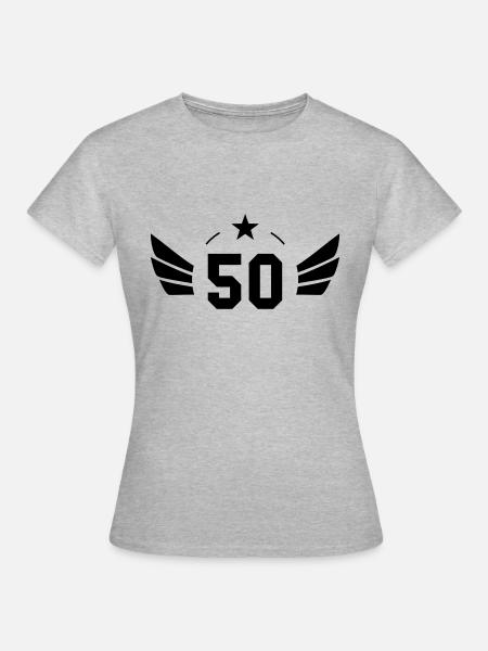 50 Years - Frauen T-Shirt - Grau meliert