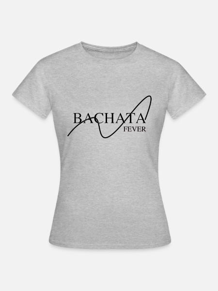 Bachata fever - Frauen T-Shirt - Grau meliert
