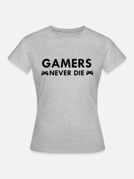 Game Gaming PC - Frauen T-Shirt - Grau meliert