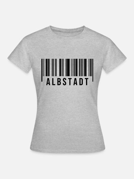 Albstadt Schwaben - Frauen T-Shirt - Grau meliert