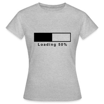loading - Women's T-Shirt - heather grey - Front - AI Model Female 172 dark (172cm)