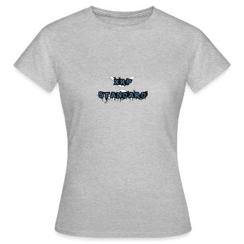 XRP STANDARD - Frauen T-Shirt - Grau meliert - Vorne - AI Model Female 172 dark (172cm)