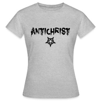 Antichrist - Lucifer - T-shirt Femme - gris chiné - Devant - AI Model Female 172 dark (172cm)