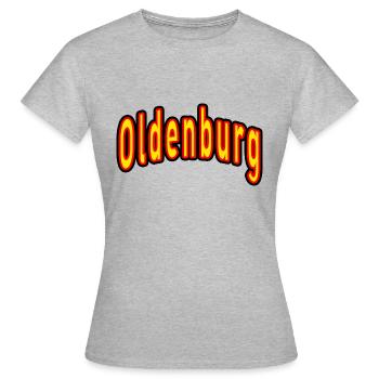 Oldenburg - T-shirt Femme - gris chiné - Devant - AI Model Female 172 dark (172cm)