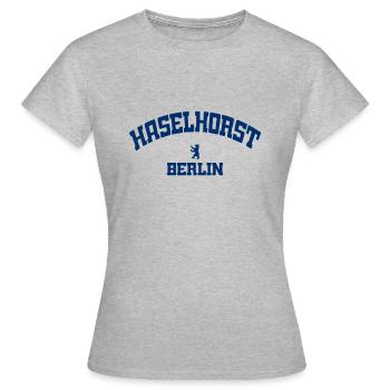 Haselhorst - Spandau - Berlin - Allemagne - T-shirt Femme - gris chiné - Devant - AI Model Female 172 dark (172cm)
