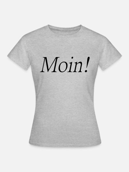 moin - Frauen T-Shirt - Grau meliert