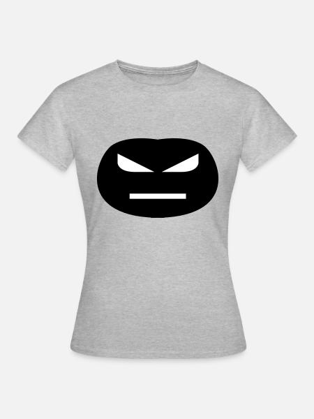 angry - Frauen T-Shirt - Grau meliert