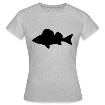 Perche - T-shirt Femme - gris chiné - Devant - AI Model Female 172 dark (172cm)