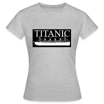 Titanic - T-shirt Femme - gris chiné - Devant - AI Model Female 172 dark (172cm)
