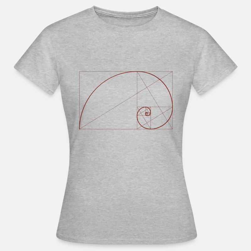 fibonacci - T-shirt Femme - gris chiné