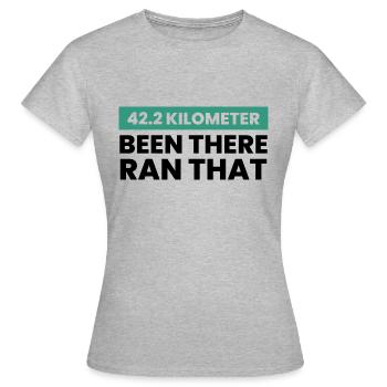 Triathlon Marathon - T-shirt Femme - gris chiné - Devant - AI Model Female 172 dark (172cm)
