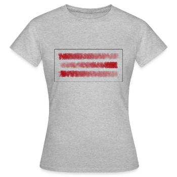 strip - Women's T-Shirt - heather grey - Front - AI Model Female 172 dark (172cm)