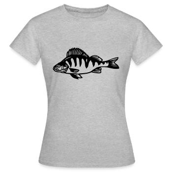 barsch - Frauen T-Shirt - Grau meliert - Vorne - AI Model Female 172 dark (172cm)