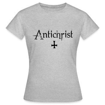 Antichrist - Lucifer - T-shirt Femme - gris chiné - Devant - AI Model Female 172 dark (172cm)