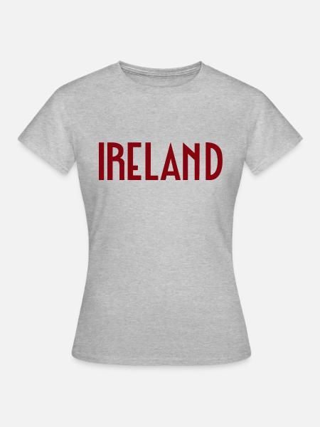 Irland - Frauen T-Shirt - Grau meliert