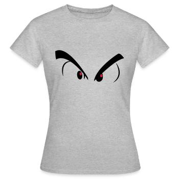mal aux yeux - T-shirt Femme - gris chiné - Devant - AI Model Female 172 dark (172cm)